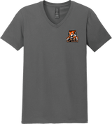 Princeton Tiger Lilies Softstyle V-Neck T-Shirt